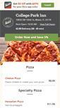 Mobile Screenshot of collegeparkinnmenu.com